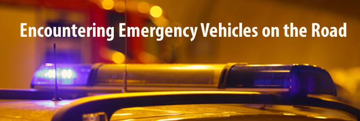 Encountering Emergency Vehicles on the Road