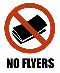 No Flyers